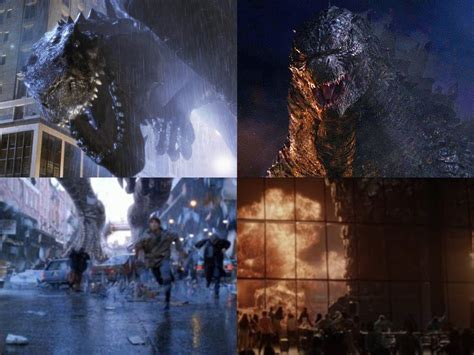 Godzilla 1998 and Godzilla 2014 | Godzilla | Know Your Meme