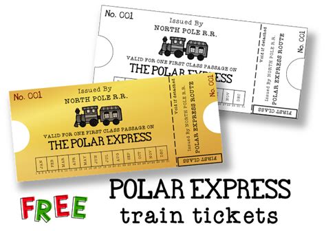 Host A Day Filled With The Polar Express With These Free Printable