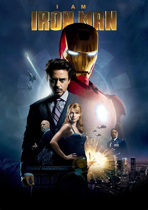 Iron Man Movie Poster Cover Poster - Etsy