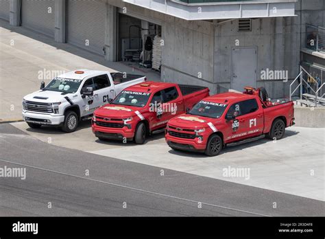 Indianapolis Circa May Chevrolet Silverado And Safety