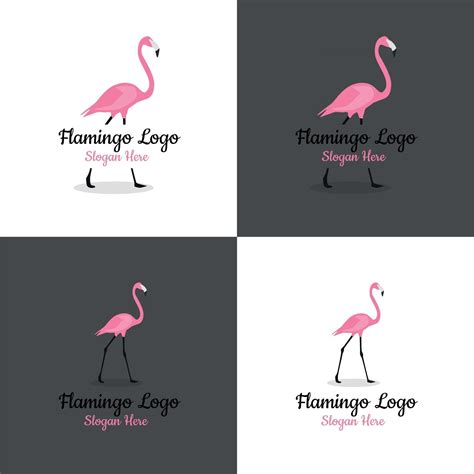 Flamingo Logo Collection Vector Art At Vecteezy