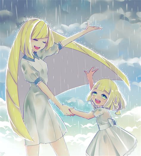 Lillie And Lusamine Pokemon And 2 More Drawn By Kisaragi Yuu Fallen