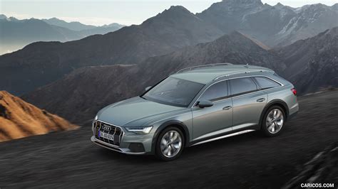 Audi A6 Allroad 2020my Quattro Color Gavial Green Front Three