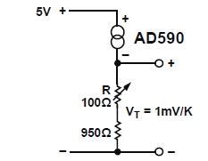 Solid State Temperature Sensing Part Application