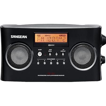 Amazon Sangean PR D5BK AM FM Portable Radio With Digital Tuning