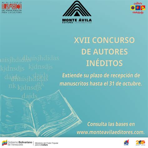 Hasta El De Octubre Monte Vila Editores Recibir Manuscritos Para