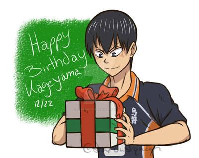 happy birthday kageyama  stardustqueen  deviantart