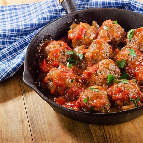 Recette Boulettes de boeuf à la tomate