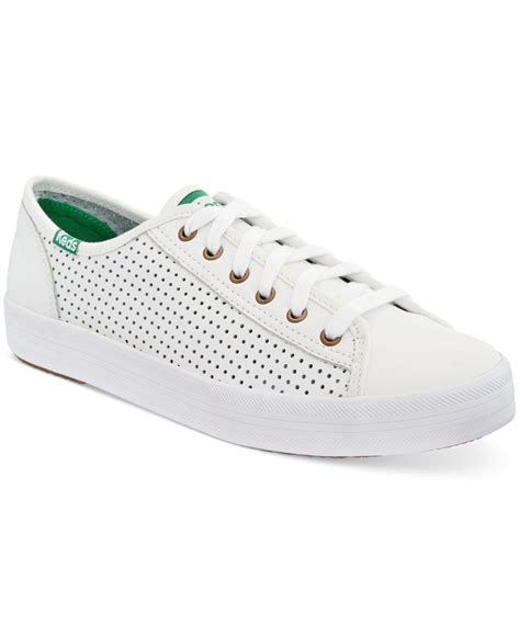 Keds Women S Kickstart Lace Up Sneakers In White Lyst