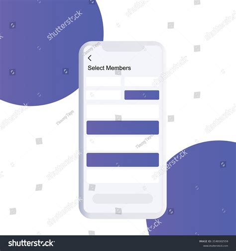 Ui Design Account Authorization Register Interface Stock Vector