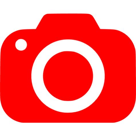 Red screenshot icon - Free red camera icons