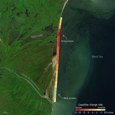 ESA - Shoreline changes