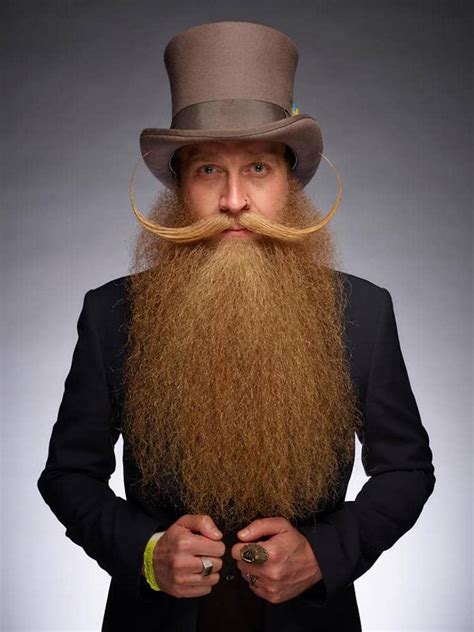 World Beard and Moustache Championships Exhibit Quirky Beard Styles