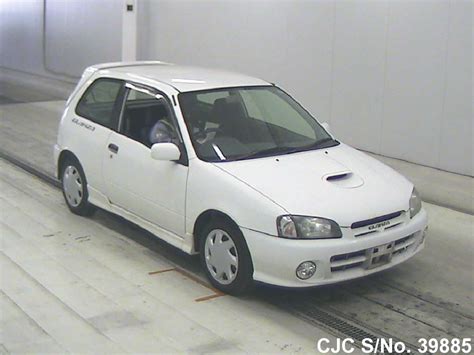 1999 Toyota Starlet White For Sale Stock No 39885 Japanese Used