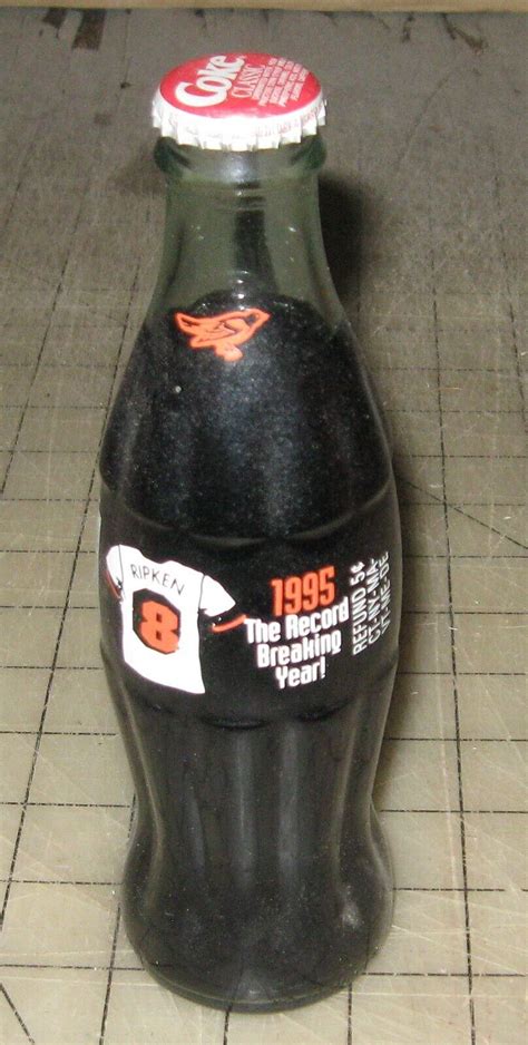 1995 CAL RIPKEN The Record Breaking Year Unopened 6oz Coke Coca Cola