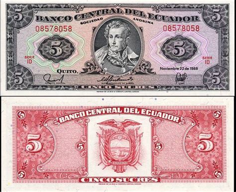 Fotos La Historia De La Moneda Ecuatoriana El Sucre Ecuador