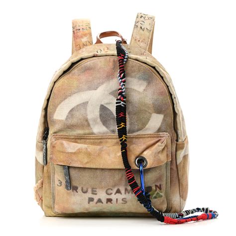 Printed Canvas Backpacks