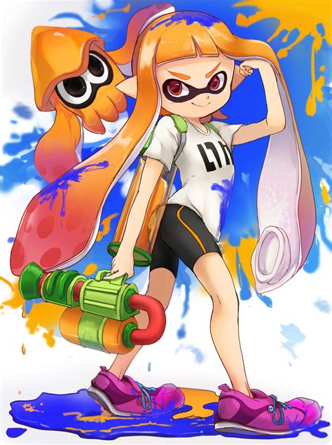 Inkling Girl Splatoon Know Your Meme