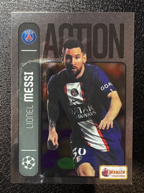 Topps Merlin Heritage Uefa Clubs Action Psg Lionel Messi Ebay