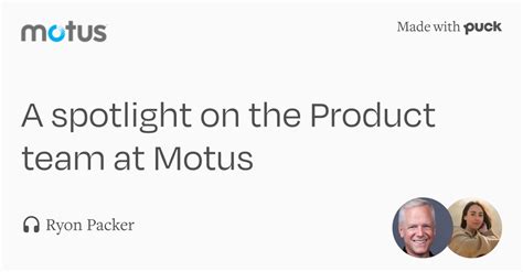 Meet Ryon Chief Product Officer At Motus Employer Branding