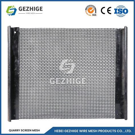 Gezhige Low Carbon 3mm 3 Mesh 65mn Steel Vibrating Sieving Screen Mesh