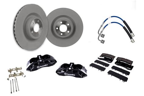 Steeda 2015 2021 Ford Mustang 6 Piston 15 Brembo Performance Pack