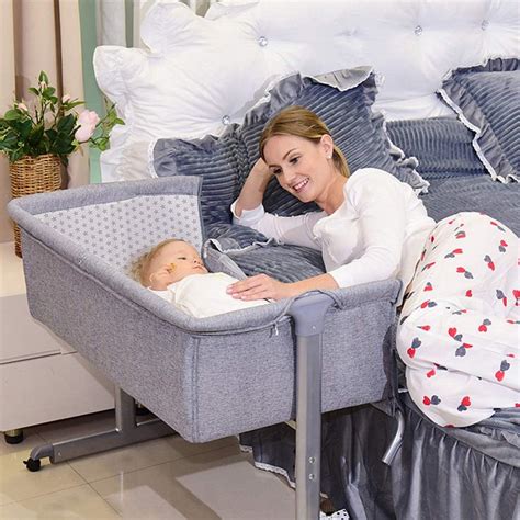 THINFAR Berceau Cododo avec Matelas et Moustiquaire 2 in 1 Lit Bébé