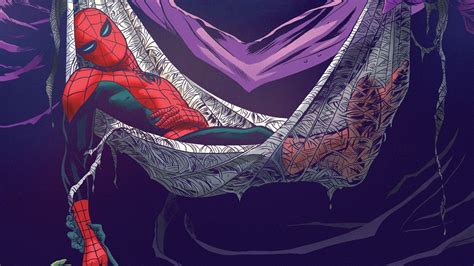 Purple Spider Man Wallpaper