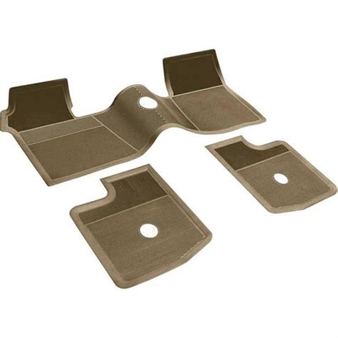 Oer M63017 62 65 Chevy Fawn 3 Piece Rubber Floor Mat Set