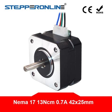 4ตะกั่วnema 17 Stepper Motor 42มอเตอร์nema17ขั้นตอนมอเตอร์07a 25มม