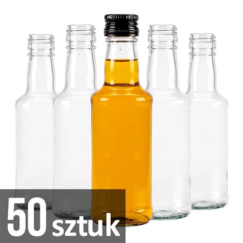 Zestaw 50 sztuk butelka MONOPOLOWA 200 ml na wesele wódkę sok