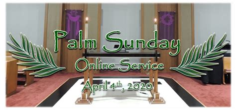 Palm Sunday April 5th 2020 St Paul S Lutheran Churchst Paul’s Lutheran Church