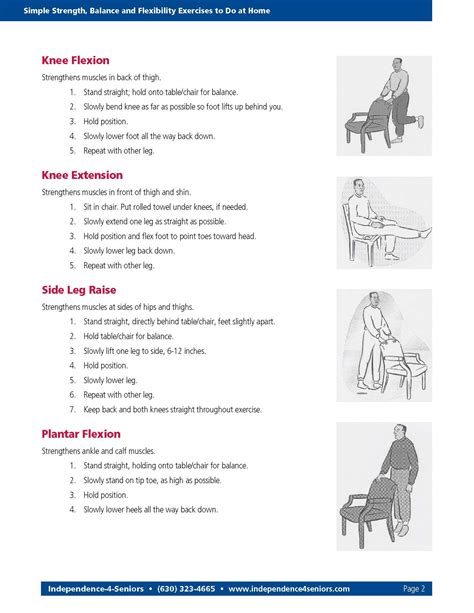 Balance Exercises For Elderly Pdf