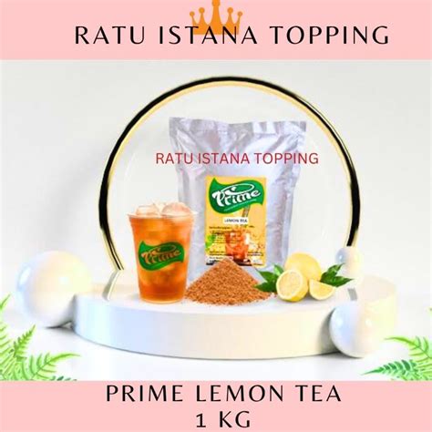 Jual Prime Lemon Tea Kg Powder Drink Plain Bubuk Minuman Teh Lemon