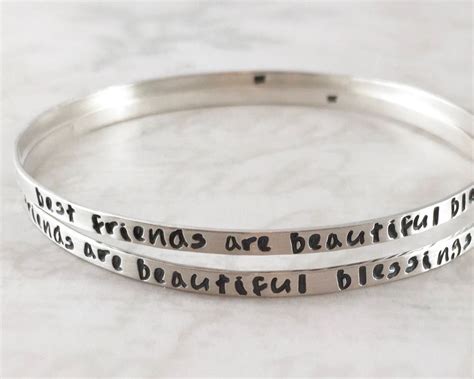 Custom Jewelry Inspirational Solid Sterling Silver Bracelet - Etsy