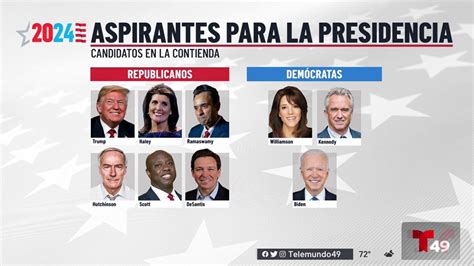 Los Candidatos Para Las Elecciones Presidenciales De 2024 En Estados