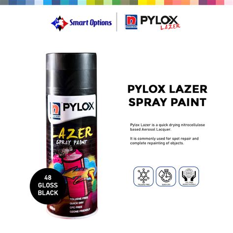 Pylox Laser Spray Paint Gloss Black Shopee Philippines