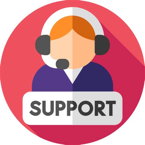 Help Desk Flat Circular Flat Icon