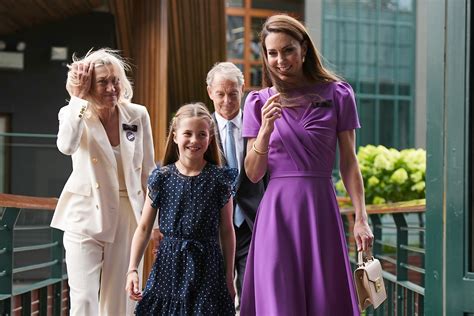 Kate Middleton Joined By Princess Charlotte At Wimbledon Amid Cancer