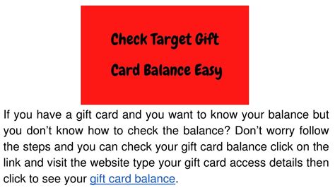 PPT How To Check Target Gift Card Balance PowerPoint Presentation