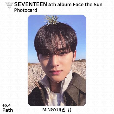 SEVENTEEN 4th Album Face The Sun Official Photocard Ep 4 Path Ver KPOP