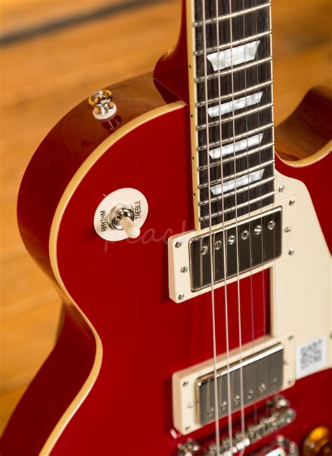 Epiphone Les Paul Standard Cardinal Red Peach Guitars