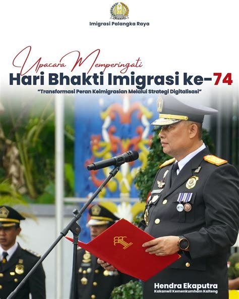 Upacara Hari Bhakti Imigrasi Ke 74 Imigrasi Palangka Raya Medium