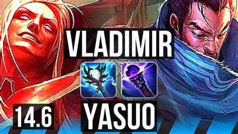 VLADIMIR Vs YASUO MID Comeback Legendary 300 Games KR Master