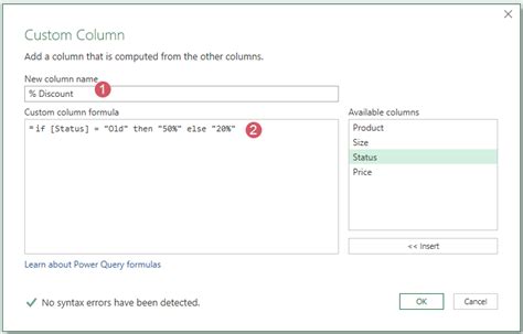 Power Query If Statement Nested Ifs Multiple Conditions