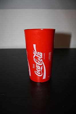 Coca Cola Becher Liter Trink Enjoy Buvez Bevete Rot Und Plastik