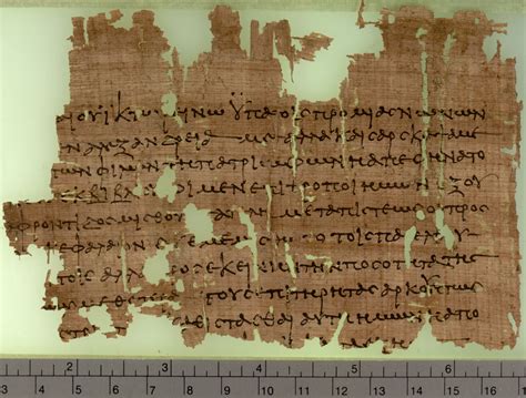 Papyrus 52 P52 The Ambiguity And Uncertainty” Of Modern Day