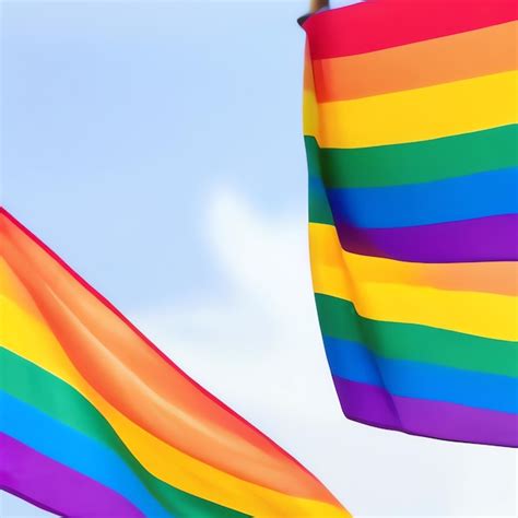 Premium Photo Pride Flag Rainbow Colours Lgbtq Support