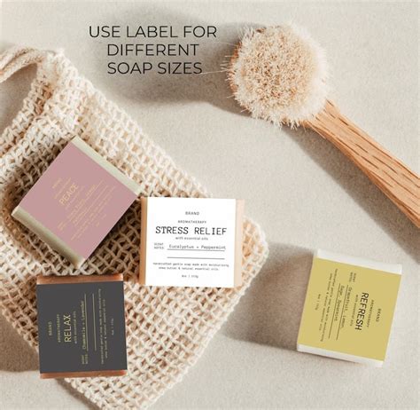 Editable Soap Label Template Canva Bar Soap Labels Printable Etsy In 2023 Soap Labels