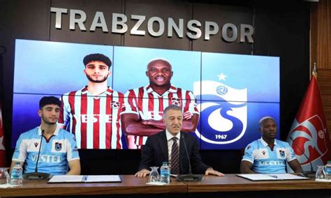 Trabzonspor Evrard Kouassi Ve Emrehan Gedikli İçin İmza Töreni Düzenledi